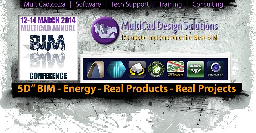 MultiCad | MultiBIM | 2014 BIM Conference Event | South Africa